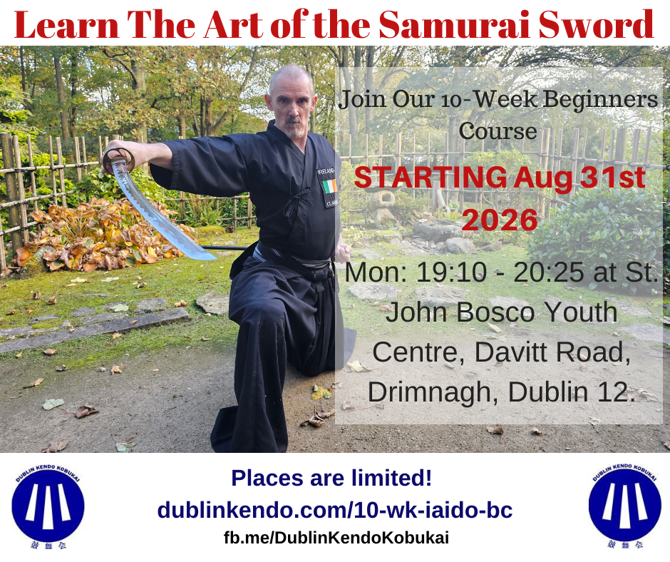 Aug 26 Iaido Beginners Course 1